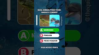 Quiz sobre animais nível expert quiz quiztime animais perguntaserespostas [upl. by Alamat3]