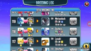 Breeding Epic Monsters in Monster Legends [upl. by Ennovahs]