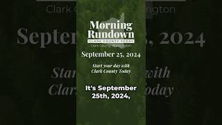 Sep 25 CCT Morning Rundown Baking fundraiser election prep food safety I5 bridge tolling [upl. by Nahgaem]