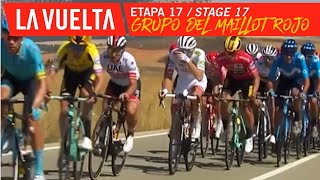 Grupo del Maillot Rojo  Stage 17  La Vuelta 19 [upl. by Airamasor]