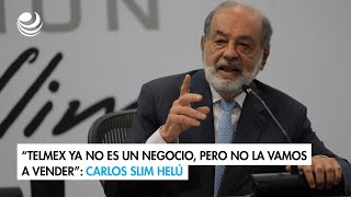 “Telmex ya no es un negocio pero no la vamos a vender” Carlos Slim Helú [upl. by Eisse]