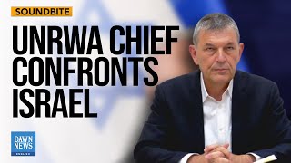 Israeli actions sow seeds for hate or possible extremism for future UNRWA Chief  Dawn News English [upl. by Felix]