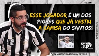 DIHH LOPES NÃO ALIVIA E REAGE AO 2° GOL DO SANTOS [upl. by Enelhtak589]