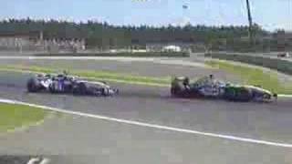 montoya vs raikkonen [upl. by Drofub]