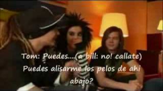 tokio hotel entrevista con slink sub español jaja que chistosos flv [upl. by Alad]