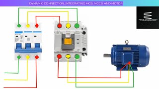 Dynamic ConnectionIntegrating MCB MCCB and Motor WashimYoutubeChannelLearningEn [upl. by Hermia]