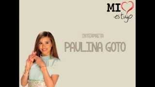 Paulina Goto  Llévame Despacio NOVELA ¨MI CORAZON ES TUYO¨ VIDEO LYRIC [upl. by Hinze]