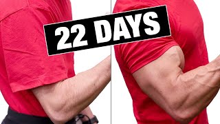 Get “Bigger Arms” in 22 Days GUARANTEED [upl. by Shum]