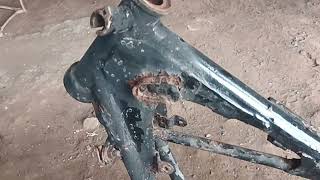 RX100 CHASSIS DAMAGE WELDING WORK automobile welding rx100 [upl. by Oir]