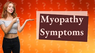 How do you know if you have statininduced myopathy [upl. by Tterb]