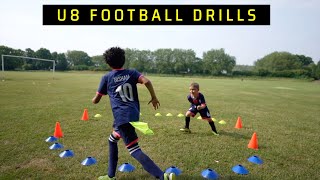 8 Best U8 Soccer Drills  Fun Soccer Drills by AF Club [upl. by Male837]