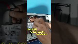 Solis 6KW Hybrid inverter Installation solarinstallation solartech inverter solar [upl. by Brenton]