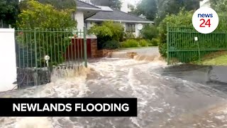 WATCH  Parts of Cape Town flooded as SA Weather Service upgrades storm warning for Western Cape [upl. by Patsis]