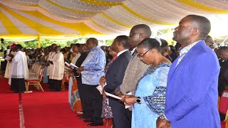 LIVEUHURU KENYATTAWETANGULASEN SIFUNAGOV SAKAJA AND TIM WANYONYI ATTENDS CHURCH SERVICE NAIROBI [upl. by Feltie]