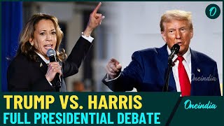 Kamala Harris vs Donald Trump Full Presidential Debate Watch Drama Unfold In Battle for Presidency [upl. by Terhune]