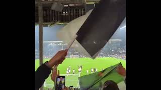 Fulham fans singing and celebrating in the Hammersmith end after beating Brentford 21 ffc fulham [upl. by Amara464]