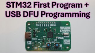 STM32 First Program and Programming via USB Guide [upl. by Fairfield]