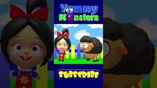 Baa Baa Black Sheep Song And Nursery Rhymes by Yummy Monsters [upl. by Arde658]