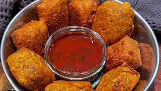 HAGGIS PAKORA amp CHILLI SAUCE RECIPE [upl. by Lasonde]