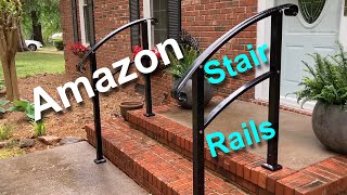 How to install adjustable stair rails from Amazon [upl. by Gorden]