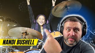 Drummer reacts to Nandi Bushell  Playing Wembley with Foo Fighters  Learn to Fly  Age 12 [upl. by Purcell]