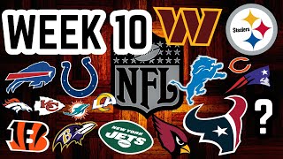 FULL NFL WEEK 10 Picks and Predictions 2024 [upl. by Ahsenad]