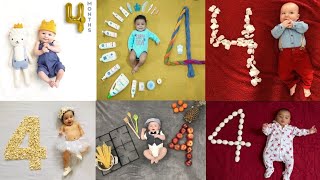 4 Month Baby Photoshoot ideas at Home  Baby Photoshoot ideas  Four Month Baby boy photoshoot ideas [upl. by Bradford]