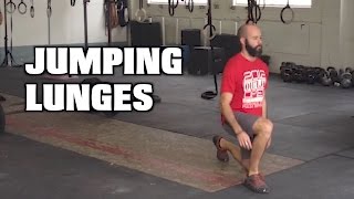 Paradiso CrossFit  Jumping Lunges Demo [upl. by Brenner5]