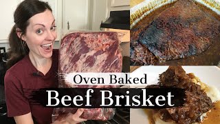 Oven Baked Beef Brisket  Best Brisket Recipe [upl. by Nosiram]