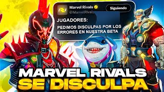 MARVEL RIVALS SE DISCULPA CON SU COMUNIDAD BETA KEYS  NUEVOS PERSONAJES JEFF amp THOR [upl. by Rahs]