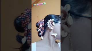 DIY easy ear cuff for navratri youtube diy ytshorts earcuff earrings cowryshell [upl. by Namhar651]