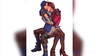 Vi and Caitlyn from ARCANE ♥️💙  Boyfriend slow [upl. by Duston]