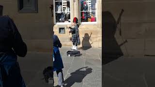 Bagpiping in the Heart of Edinburgh [upl. by Hammer]