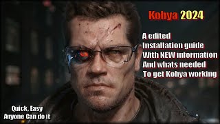 Kohya 2024  A edited Installation guide with NEW information and whats needed to get Kohya working [upl. by Llekram]