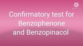 Lab Preparation of Benzopinacolone from Benzophenone with mechanism [upl. by Aznola921]