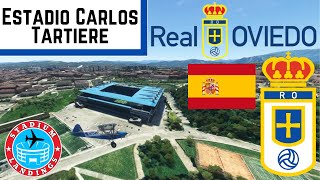 Estadio Carlos Tartiere  Microsoft Flight Simulator STADIUM LANDING [upl. by Gibert]