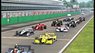 All F1 2018 Cars vs All IndyCar 2018  Monza [upl. by Noe269]