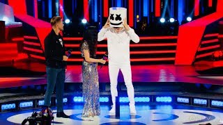 Marshmello SHOCKS MMVAs crowd by REVEALING he isShawn Mendes [upl. by Iruj]