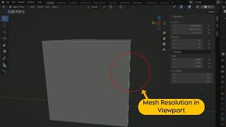 Blender ViewPort Resolution Broken Low resolution of mesh in blender viewport resolution in blender [upl. by Yragerg]