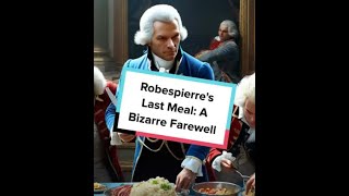 Robespierres Last Meal A Bizarre Farewell [upl. by Kylila]