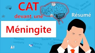 Méningite🙄 cest quoi la CAT 🤔  Résumé  Infectiologie [upl. by Atir]