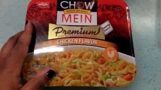 Nissin Chow Mein Premium Chicken Flavor  Food Review [upl. by Tunk]