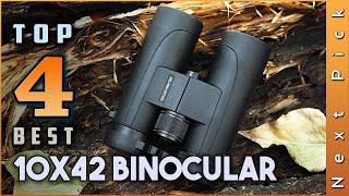 Top 4 Best 10x42 Binocular Review [upl. by Rotberg110]