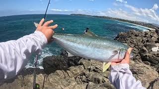 Wollongong rock fishing [upl. by Ahsilahk]