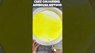 Airbrush Cake Colouring Technique [upl. by Chlori]