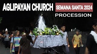 Semana Santa 2024 Procession  Aglipayan Church  Ramos Tarlac [upl. by Odin]