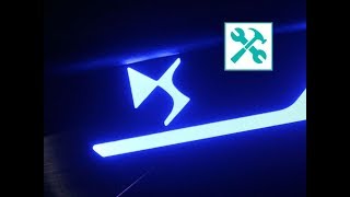 Citroen DS  DOOR sill LED lights INSTALLATION [upl. by Hike]