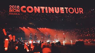 iKON 아이콘 Continue Tour in Manila  My Closest Fancam Ever 😱❤️ [upl. by Airb966]