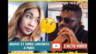 ACTU VIDEO  Emma Lohoues et Arafat Dj ensemble à paris [upl. by Ablem244]