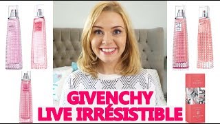 GIVENCHY LIVE IRRESISTIBLE PERFUME RANGE REVIEW  Soki London [upl. by Koball]